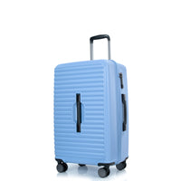 3 Piece Luggage Sets Pc Abs Lightweight Suitcase With Two Hooks, 360 Double Spinner Wheels, Tsa Lock, 21 25 29 Light Blue Light Blue Abs Pc