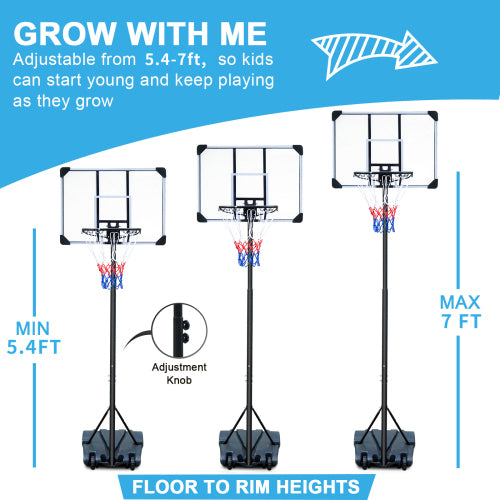 Portable Basketball Hoop B003B Blue Iron