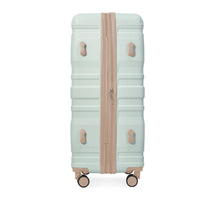 Luggage Sets Model Expandable Abs Hardshell 3Pcs Clearance Luggage Hardside Lightweight Durable Suitcase Sets Spinner Wheels Suitcase With Tsa Lock 20''24''28'' Grey Green Green Abs