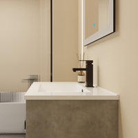 24 Inch Bathroom Vanity, Freestanding Bathroom Vanity Or Floating Is Optional Conversion 00324Cg 1 G Bl9060B Kd Packing Cement Grey 2 Bathroom Freestanding Modern Plywood