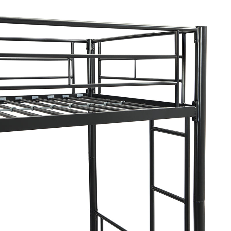 Metal Bunk Bed Black Metal