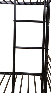 Metal Bunk Bed Black Metal