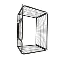 Dog Playpen Designed For Camping, Yard28" Height For Medium Small Dogs, 4Panels Antique Gray Steel