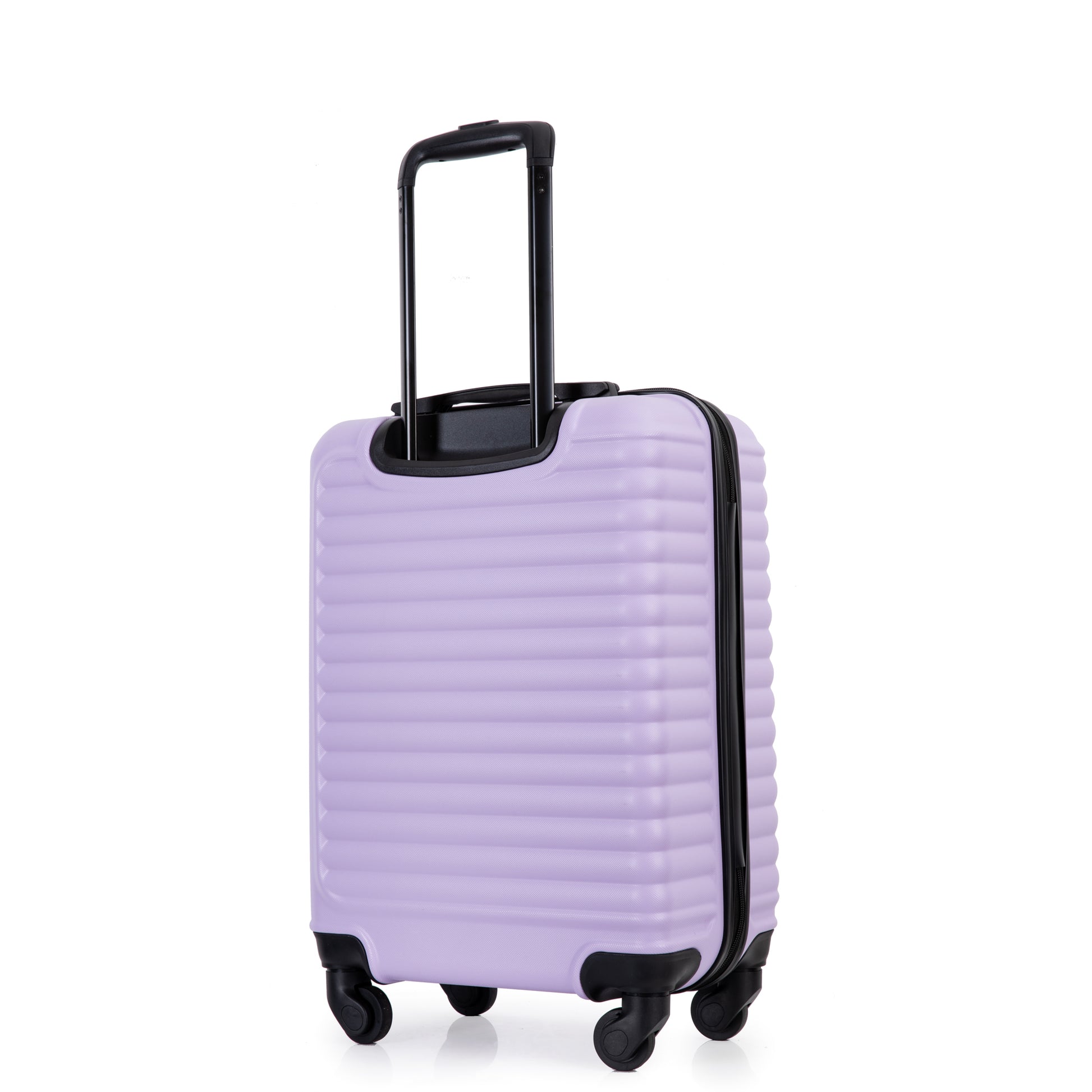 20" Carry On Luggage Lightweight Suitcase, Spinner Wheels, Lavender Purple Lavender Purple Abs