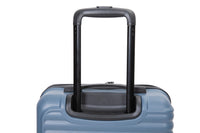 20" Carry On Luggage Lightweight Suitcase, Spinner Wheels, Blue Blue Abs