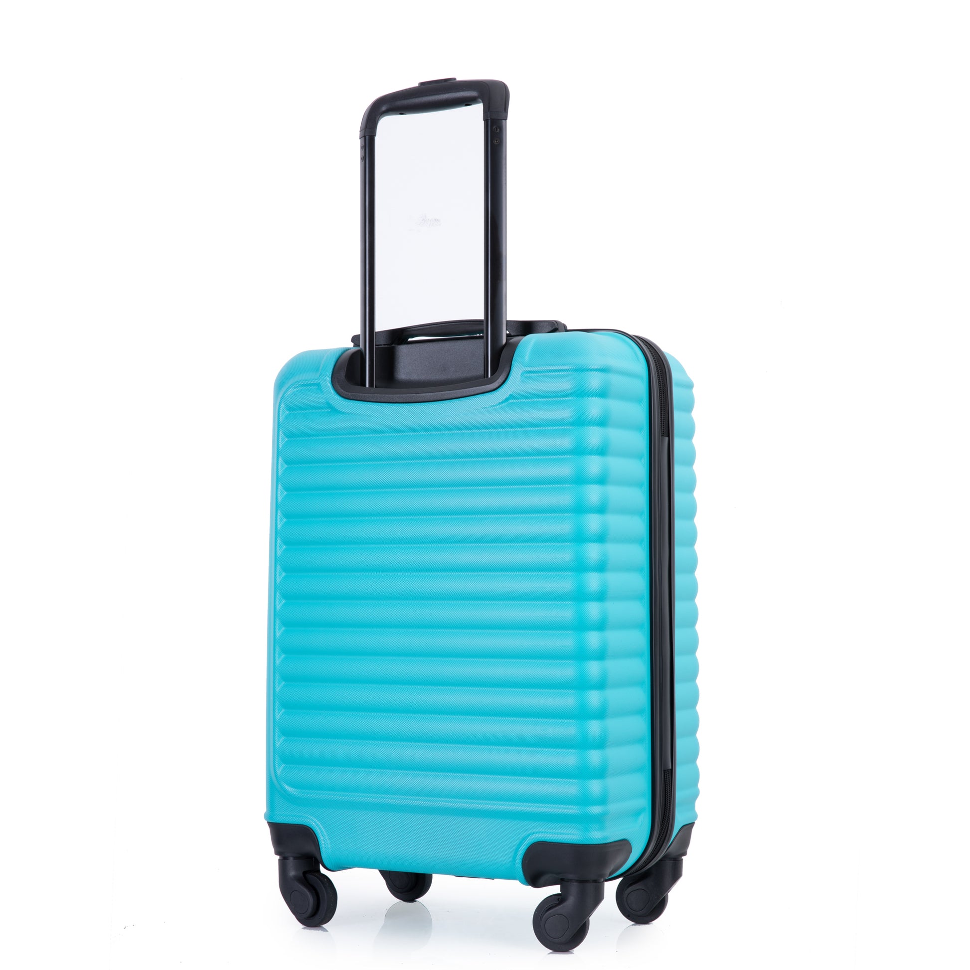 20" Carry On Luggage Lightweight Suitcase, Spinner Wheels, Turquoise Turquoise Abs