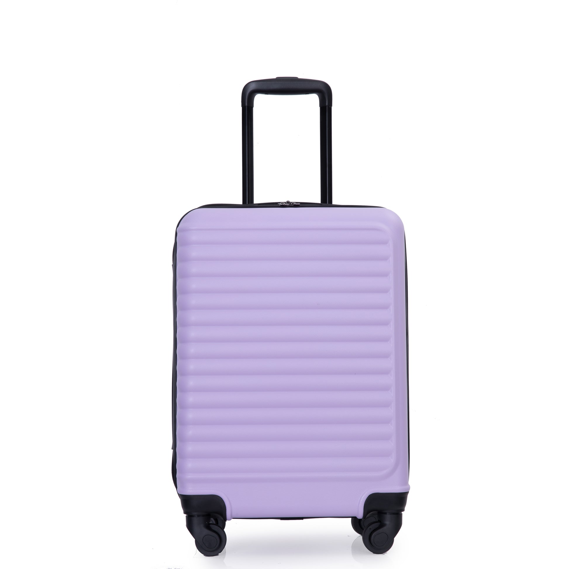 20" Carry On Luggage Lightweight Suitcase, Spinner Wheels, Lavender Purple Lavender Purple Abs