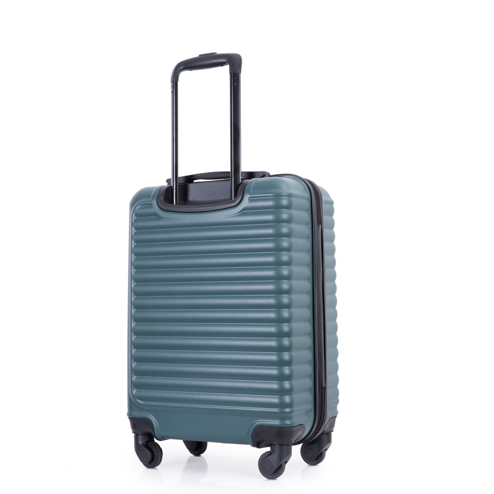 20" Carry On Luggage Lightweight Suitcase, Spinner Wheels, Green Green Abs