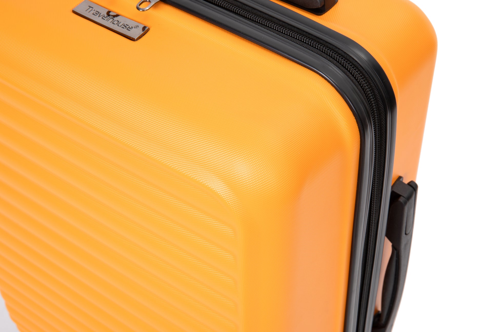 20" Carry On Luggage Lightweight Suitcase, Spinner Wheels, Orange Orange Abs