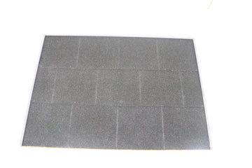 Solid Wood Large Dog Villa Roof Accessories Black Gray Solid Wood