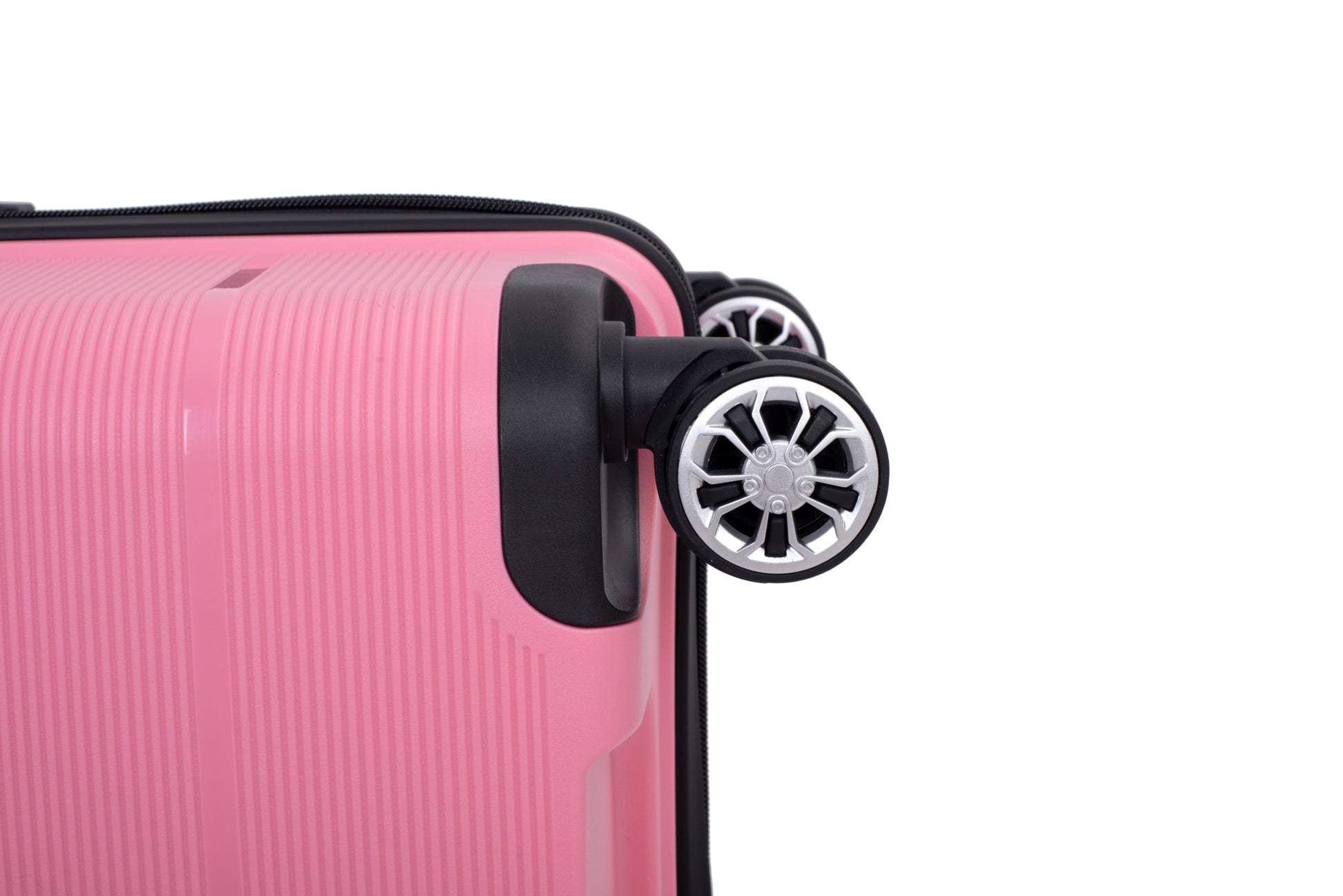 Hardshell Suitcase Double Spinner Wheels Pp Luggage Sets Lightweight Durable Suitcase With Tsa Lock,3 Piece Set 20 24 28 Pink Pink Polypropylene