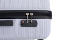 Hardshell Suitcase Double Spinner Wheels Pp Luggage Sets Lightweight Durable Suitcase With Tsa Lock,3 Piece Set 20 24 28 Silver Silver Polypropylene