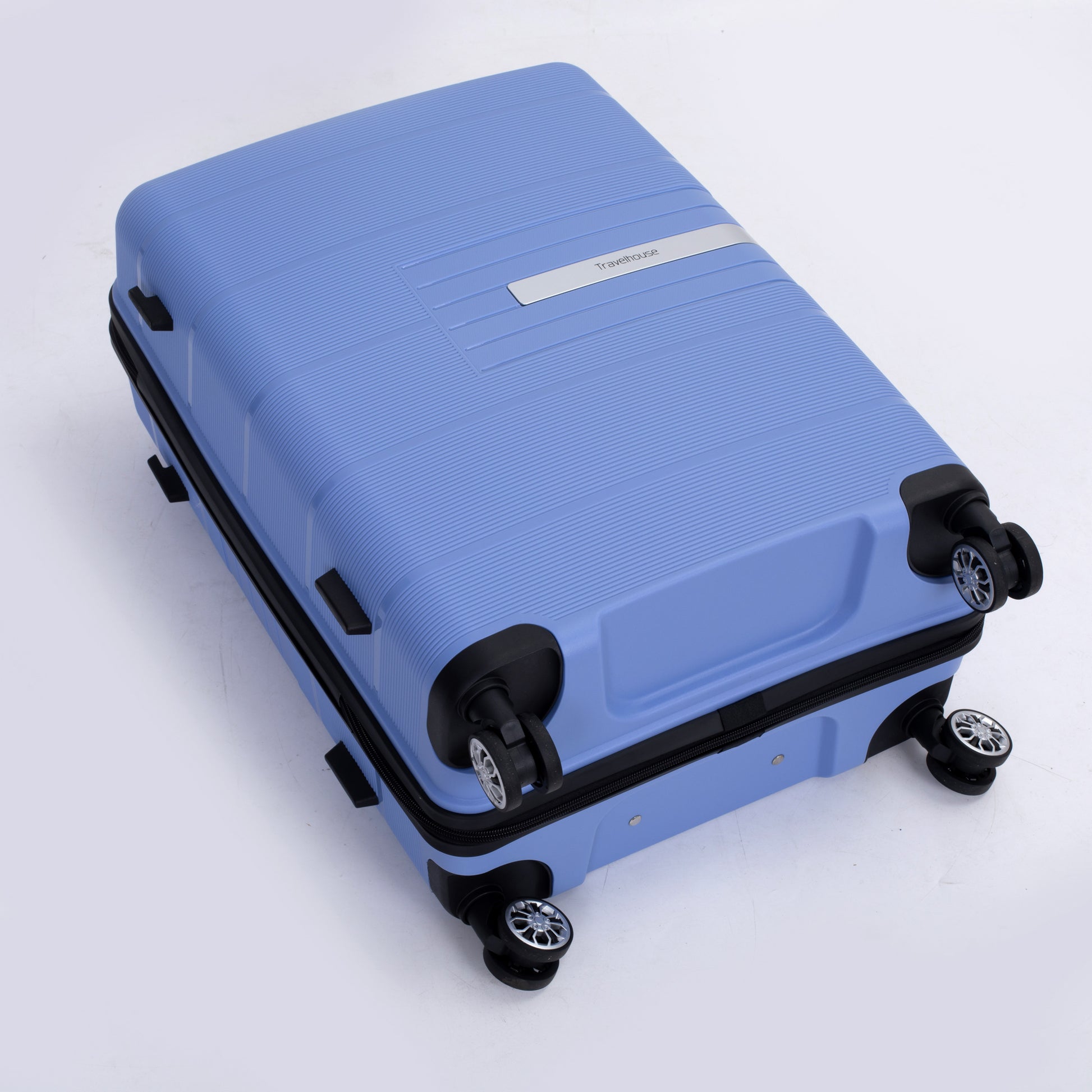 Hardshell Suitcase Double Spinner Wheels Pp Luggage Sets Lightweight Durable Suitcase With Tsa Lock,3 Piece Set 20 24 28 Purplish Blue Purplish Blue Polypropylene