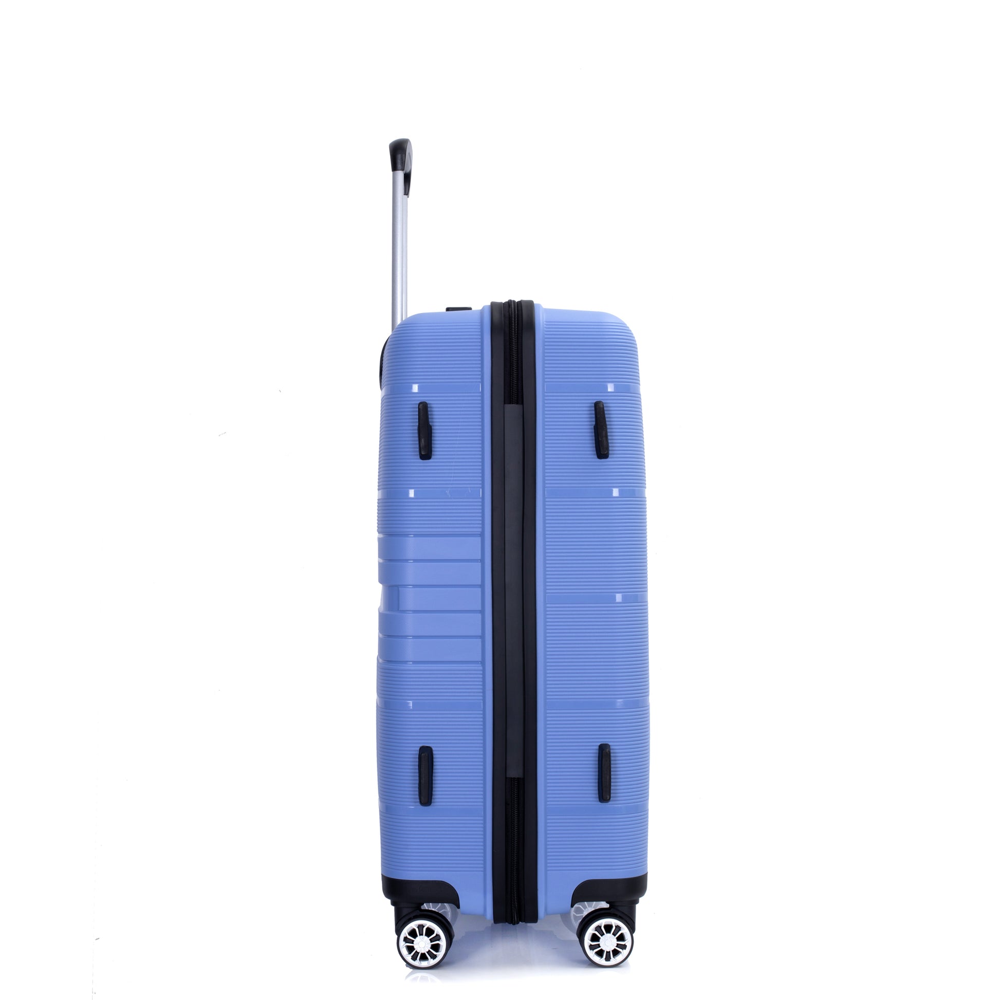 Hardshell Suitcase Double Spinner Wheels Pp Luggage Sets Lightweight Durable Suitcase With Tsa Lock,3 Piece Set 20 24 28 Purplish Blue Purplish Blue Polypropylene