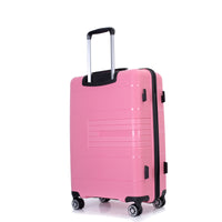 Hardshell Suitcase Double Spinner Wheels Pp Luggage Sets Lightweight Durable Suitcase With Tsa Lock,3 Piece Set 20 24 28 Pink Pink Polypropylene