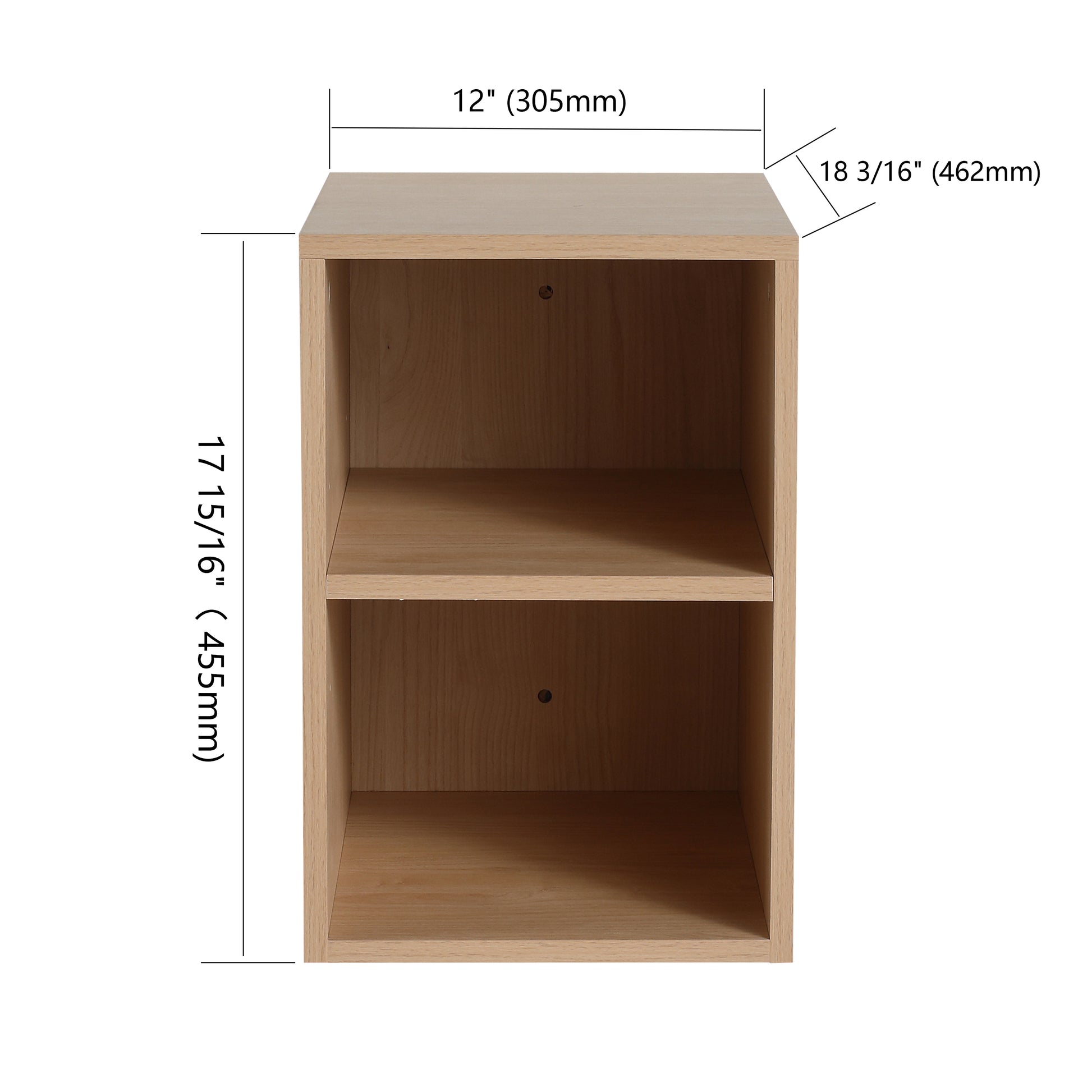 12 Inch Small Wall Mounted Storage Shelves, Suitable For Small Bathroom Light Oak 1 Primary Living Space Wall Mounted Modern Plywood