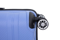 Hardshell Suitcase Spinner Wheels Pp Luggage Sets Lightweight Durable Suitcase With Tsa Lock,3 Piece Set 20 24 28 ,Purplish Blue Purplish Blue Polypropylene