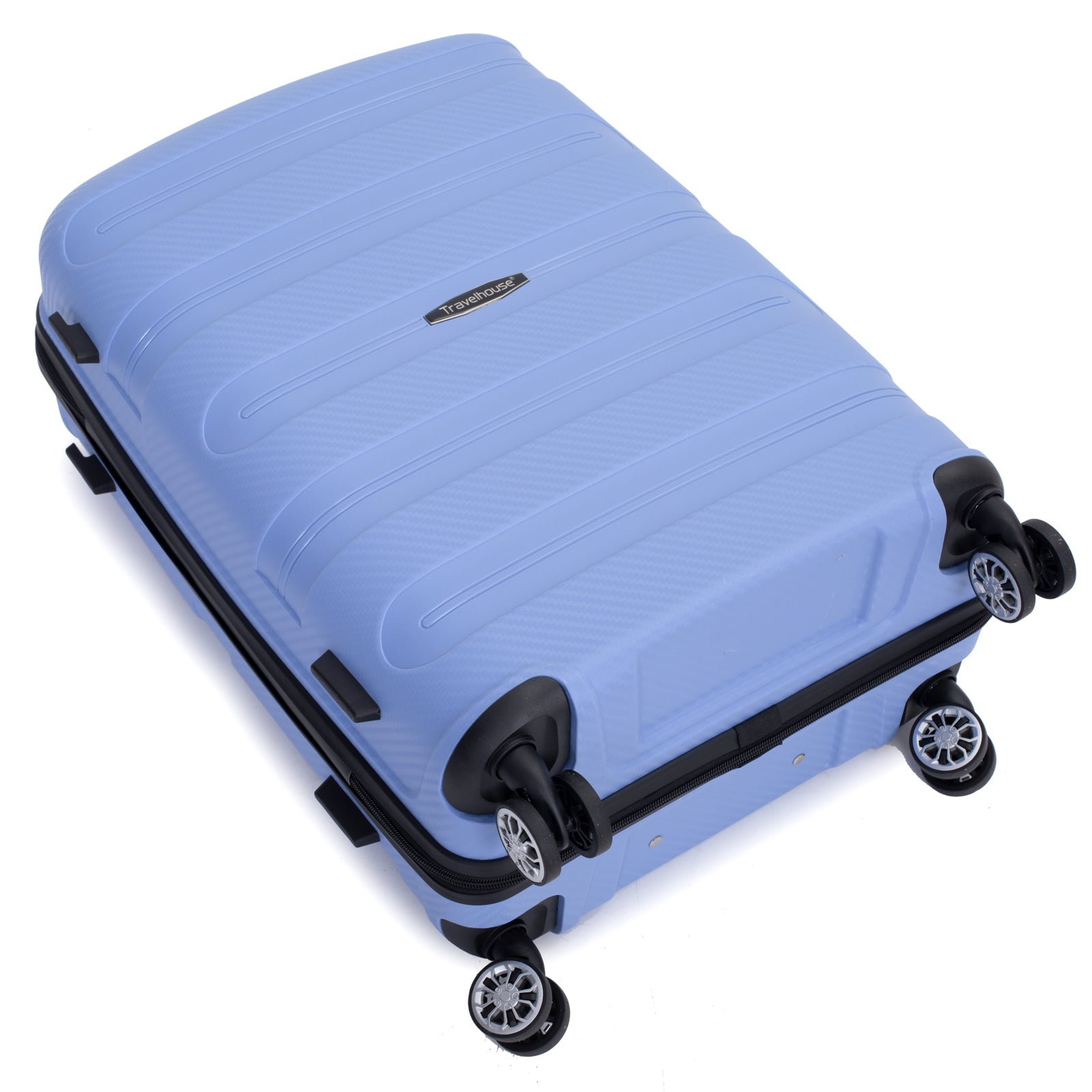 Hardshell Suitcase Spinner Wheels Pp Luggage Sets Lightweight Durable Suitcase With Tsa Lock,3 Piece Set 20 24 28 ,Purplish Blue Purplish Blue Polypropylene