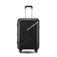 Luggage Sets 4 Piece 14 20 24 28 , Expandable Lightweight Suitcase With 4 Double 360 Degrees Mute Spinner Wheels Pp Materials Durable Tsa Lock Travel Luggage Black Polypropylene