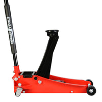 2.5 Ton Low Profile Floor Jack,Steel Racing Floor Jack With Dual Pistonsquick Lift Pump,Hydraulic Floor Jack Lifting Range 3.5" 19.5" Black Red Steel