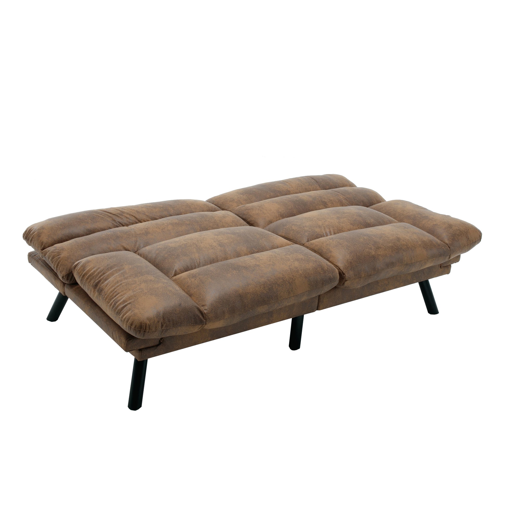 United We Win Furniture,Bedroom Furniture,Living Room Furniture,Sofa With Thick Cushion,Sofa Bed,Sleeper Sofa With Metal Feet. Coffee Microsuede 2 Seat