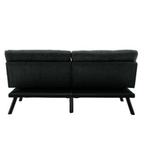 United We Win Furniture,Bedroom Furniture,Living Room Furniture,Sofa With Thick Cushion,Sofa Bed,Sleeper Sofa With Metal Feet. Dark Gray Linen 2 Seat