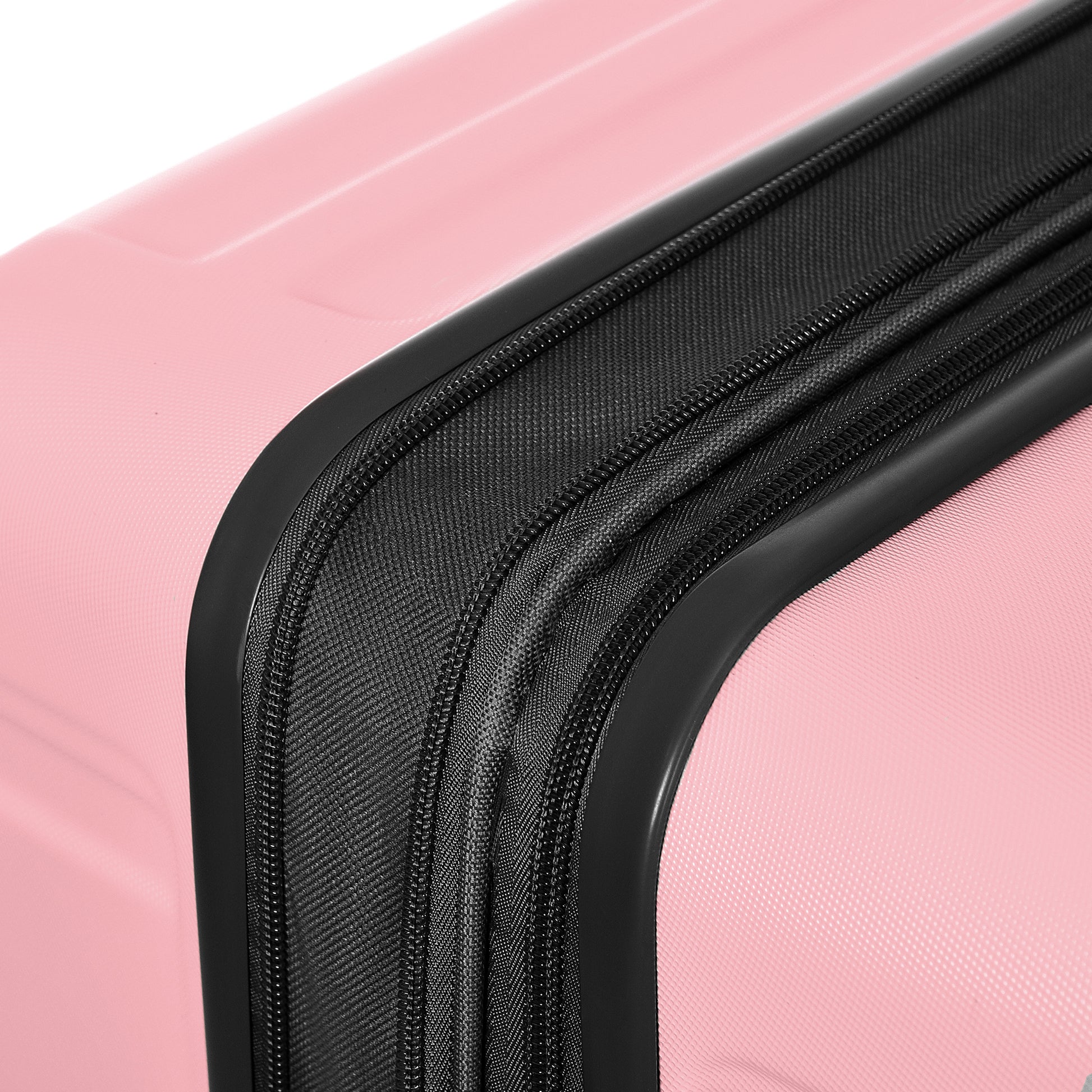 Luggage Sets Model Expandable Abs Hardshell 3Pcs Clearance Luggage Hardside Lightweight Durable Suitcase Sets Spinner Wheels Suitcase With Tsa Lock 20''24''28'' Pink Pink Black Abs