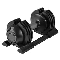 22Lbs Adjustable Dumbbell Steel Plastic Black Steel