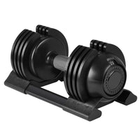 22Lbs Adjustable Dumbbell Steel Plastic Black Steel