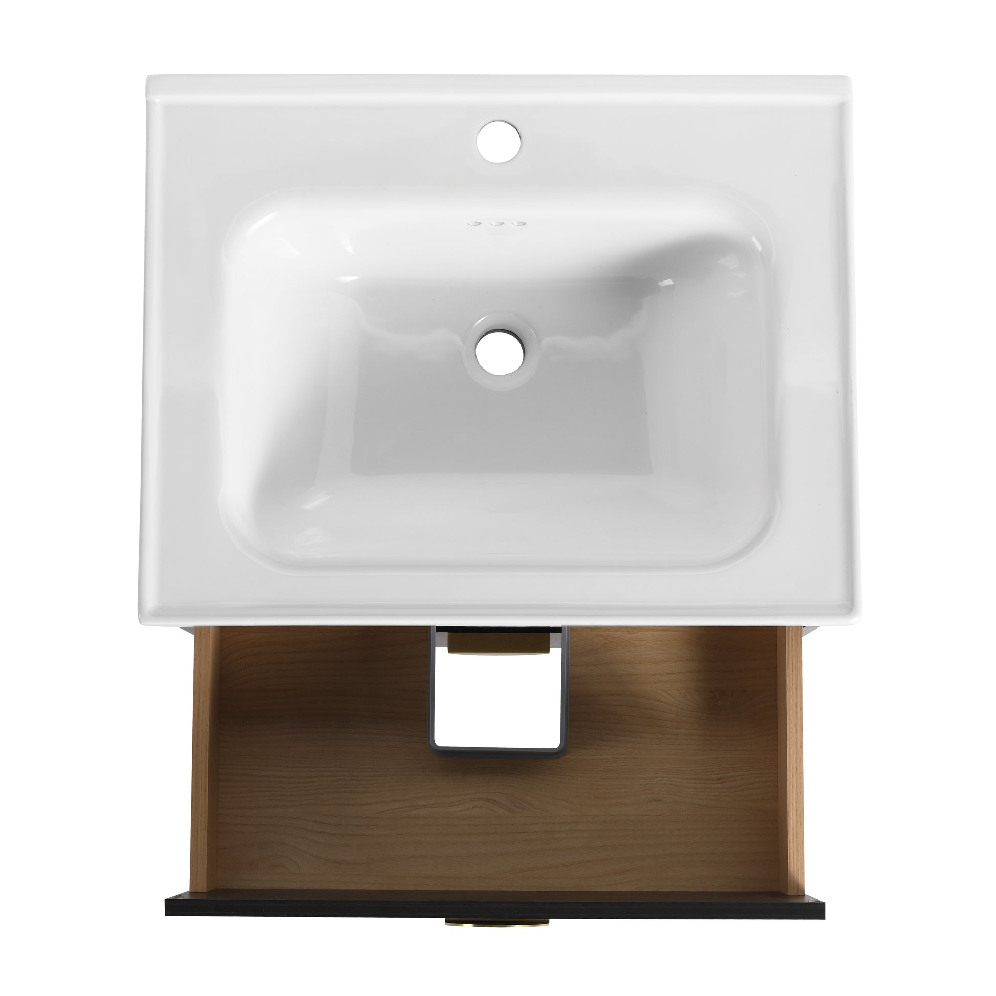 60 Inch Wall Mounted Bathroom Vanity With Sink, And A Small Storage Shelves Kd Packing Bvc07660Bct Black Chestnut Bathroom Wall Mounted Modern Plywood