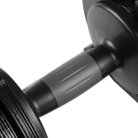 52Lbs Adjustable Dumbbell Steel And Plastic Black Steel