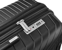 Luggage Sets 4 Piece 14 20 24 28 , Expandable Lightweight Suitcase With 4 Double 360 Degrees Mute Spinner Wheels Pp Materials Durable Tsa Lock Travel Luggage Black Polypropylene