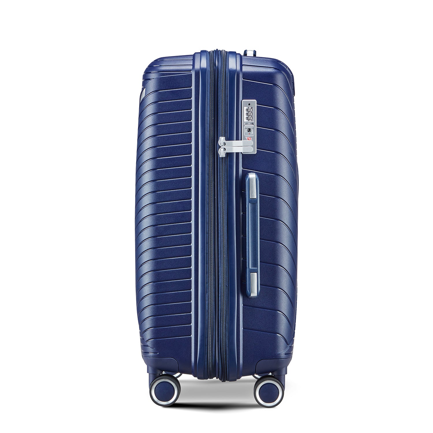 Luggage Sets 4 Piece 14 20 24 28 , Expandable Lightweight Suitcase With 4 Double 360 Degrees Mute Spinner Wheels Pp Materials Durable Tsa Lock Travel Luggage Navy Blue Polypropylene