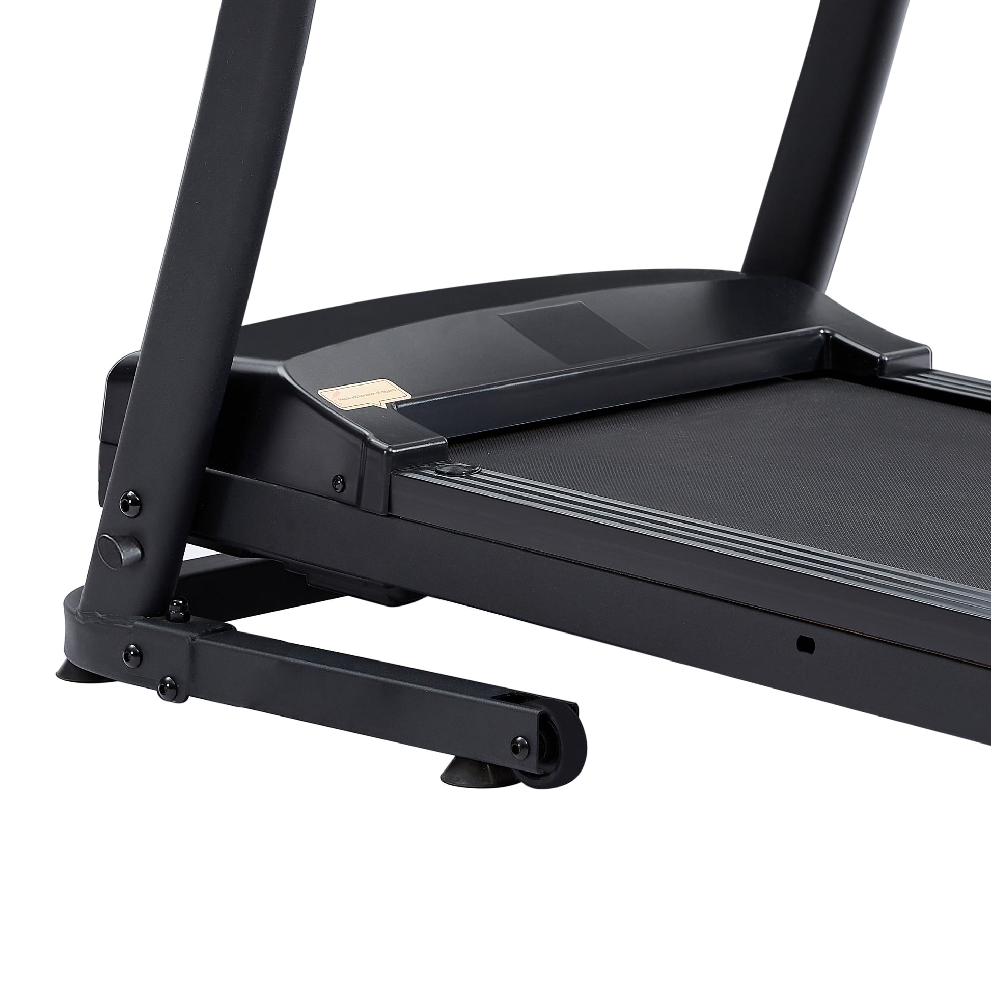 Treadmill 2.5 Hp Folding Treadmill, Easy To Move, With 3 Speed Incline Adjustment And 12 Preset Programs, 3 Countdown Modes, Heart Rate, Bluetooth, Etc., Suitable For Home And Gym Use Black Steel