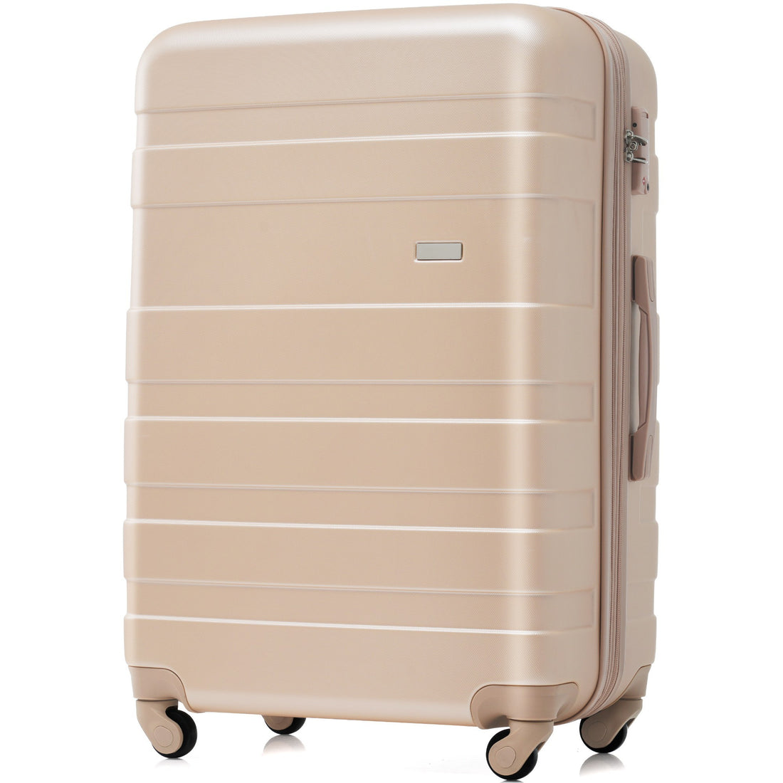 Luggage Sets Model Expandable Abs Hardshell 3Pcs Clearance Luggage Hardside Lightweight Durable Suitcase Sets Spinner Wheels Suitcase With Tsa Lock 20''24''28'' Champagne Champagne Abs