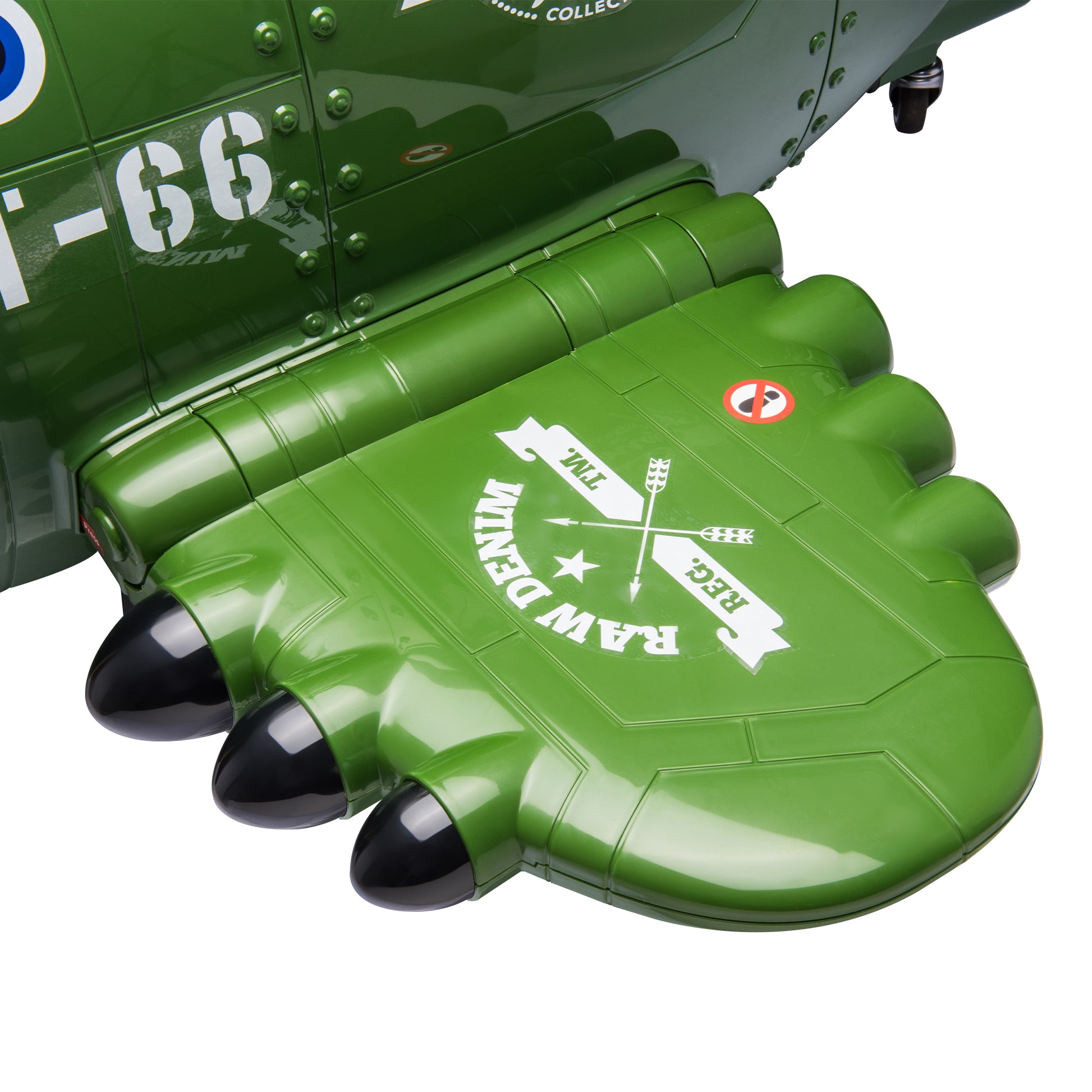 12V Electric Kids Ride On Toy Plane With Usb, Fm, Wind Driven Propeller, 360 Degree Rotating By 2 Joysticks, Remote Control For Kids 3 To 6, Army Green Army Green Polypropylene