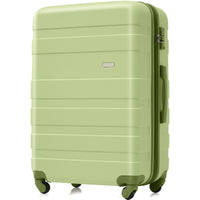 Luggage Sets Model Expandable Abs Hardshell 3Pcs Clearance Luggage Hardside Lightweight Durable Suitcase Sets Spinner Wheels Suitcase With Tsa Lock 20''24''28'' Light Green Light Green Abs