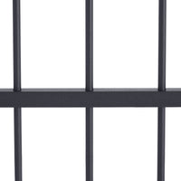 Large Dog Kennel Outdoor Pet Pens Dogs Run Enclosure Animal Hutch Metal Coop Fence With Roof Cover 6.6'L X 3.9'W X 5.9'H Black Gray Outdoor Kennel Iron