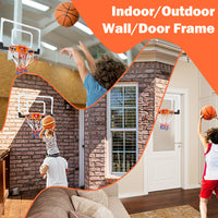 Mini Basketball Hoop 02 Orange Iron