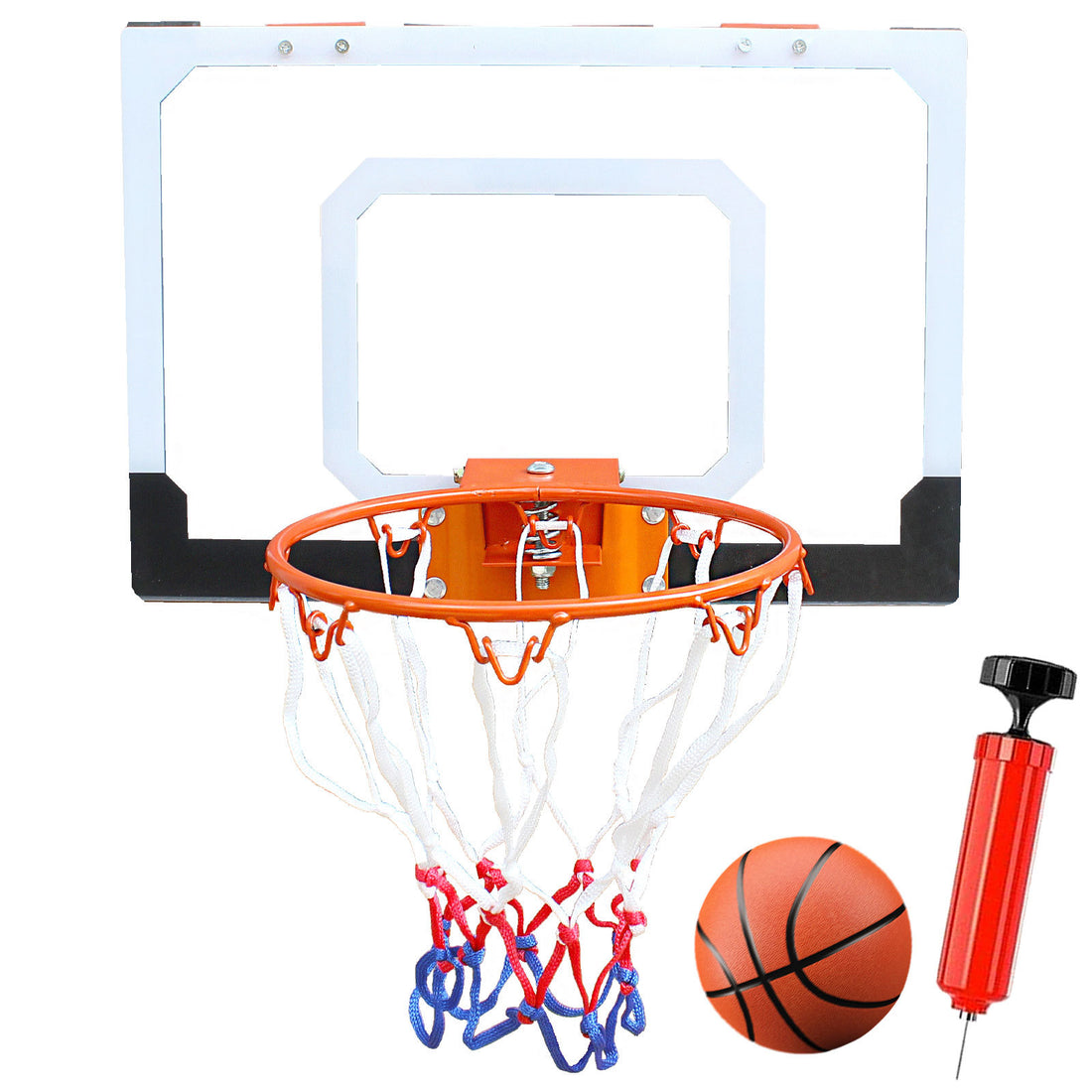 Mini Basketball Hoop 02 Orange Iron