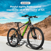 A24299 24 Inch Mountain Bike Bicycle For Adults Aluminium Frame Bike Shimano 21 Speed With Disc Brake Cycling Green Without Anti Slip Garden & Outdoor American Design Multifunctional Aluminium