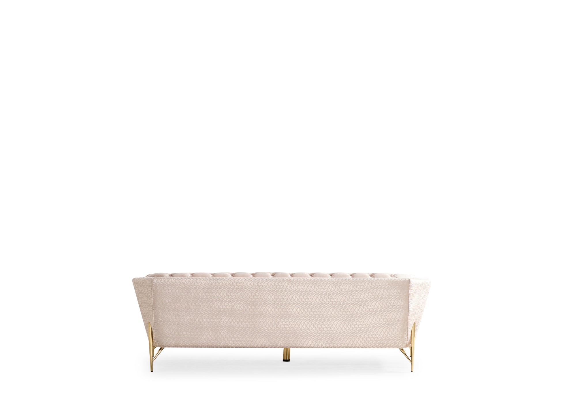Presley Modern Style 2Pc Living Room Set Made With Wood & Cut Chenille Finish Beige Chenille Wood Primary Living Space Contemporary,Modern Polyester Wood 5 Seat