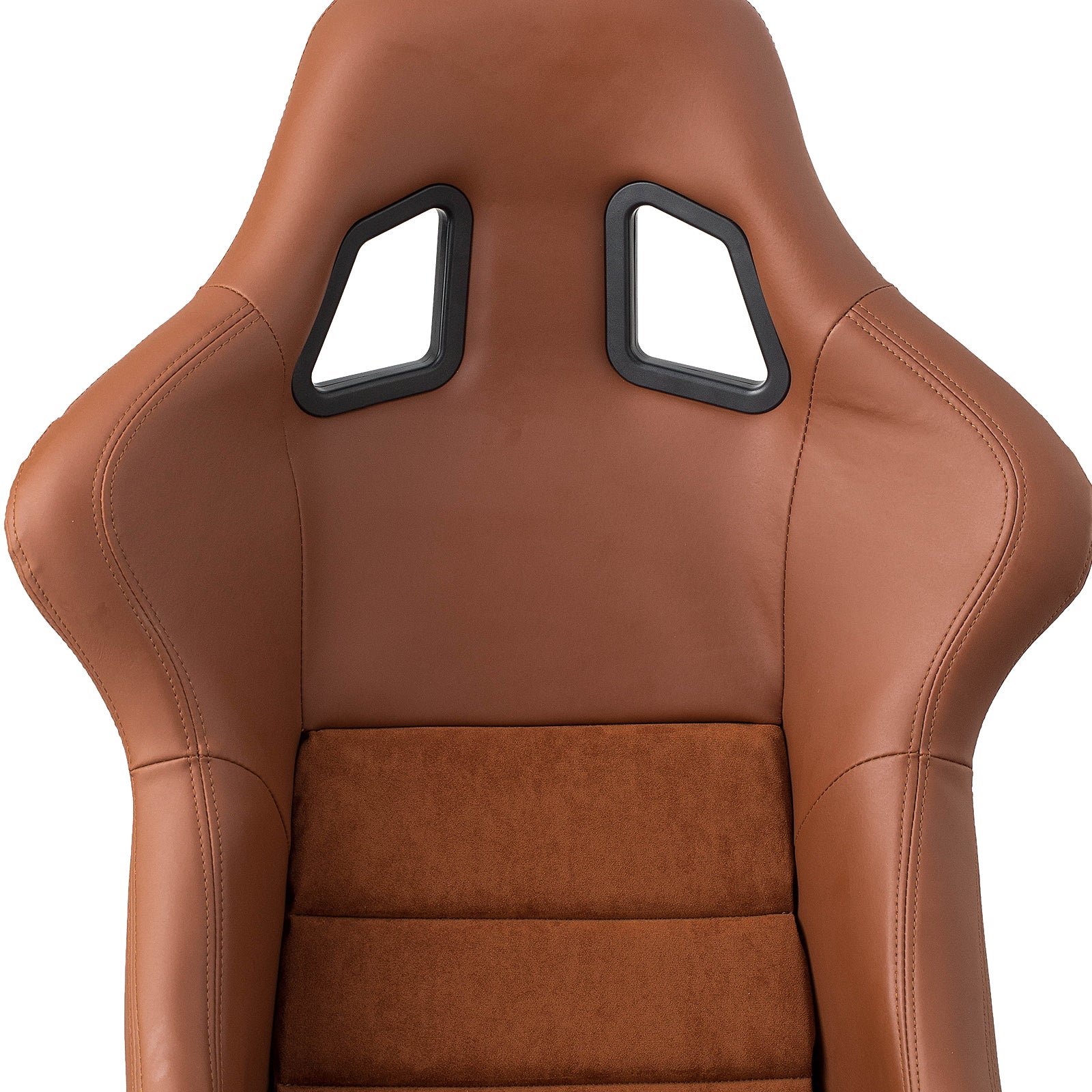 Racing Seat Brown Pu Fiberglass