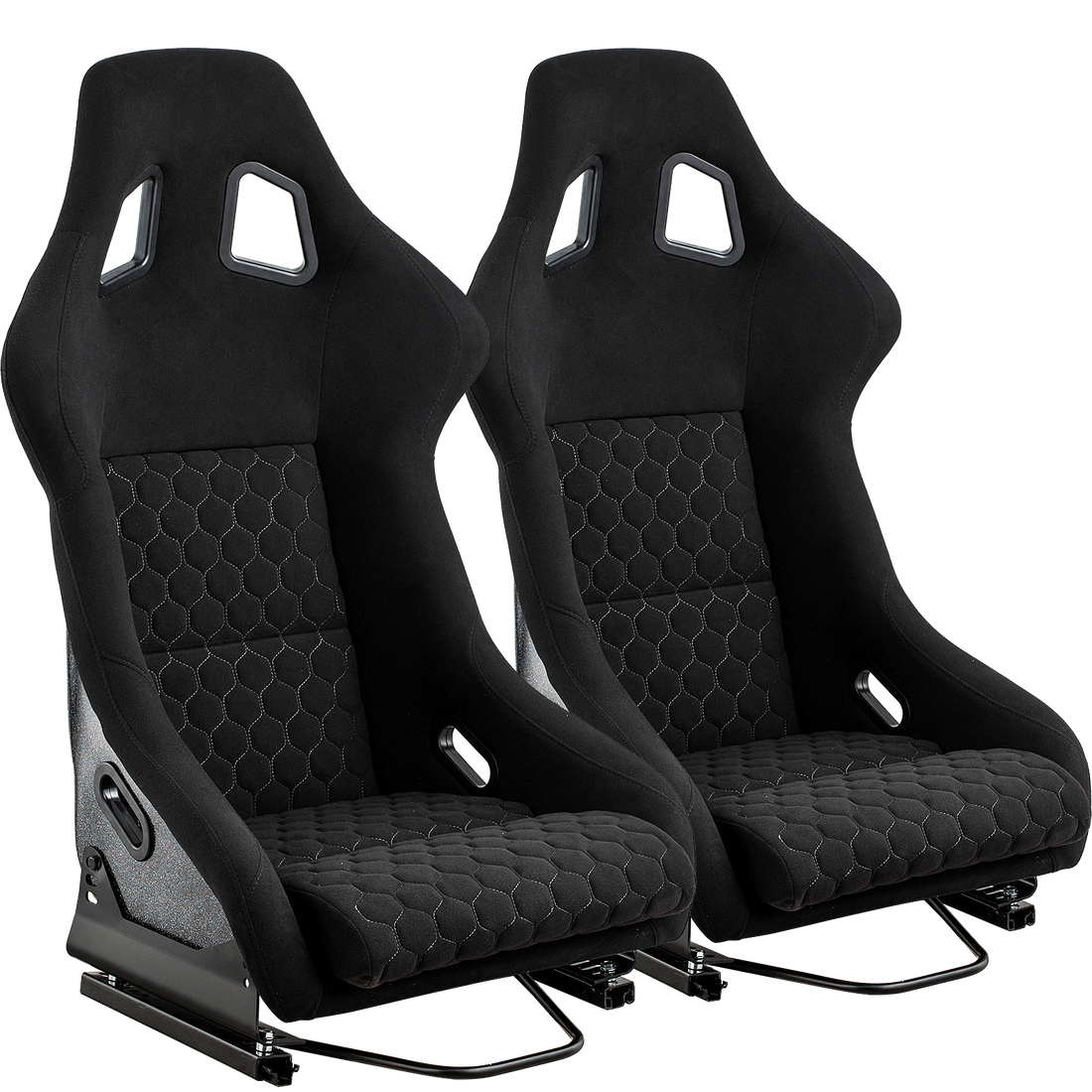 Racing Seat Black Fiberglass