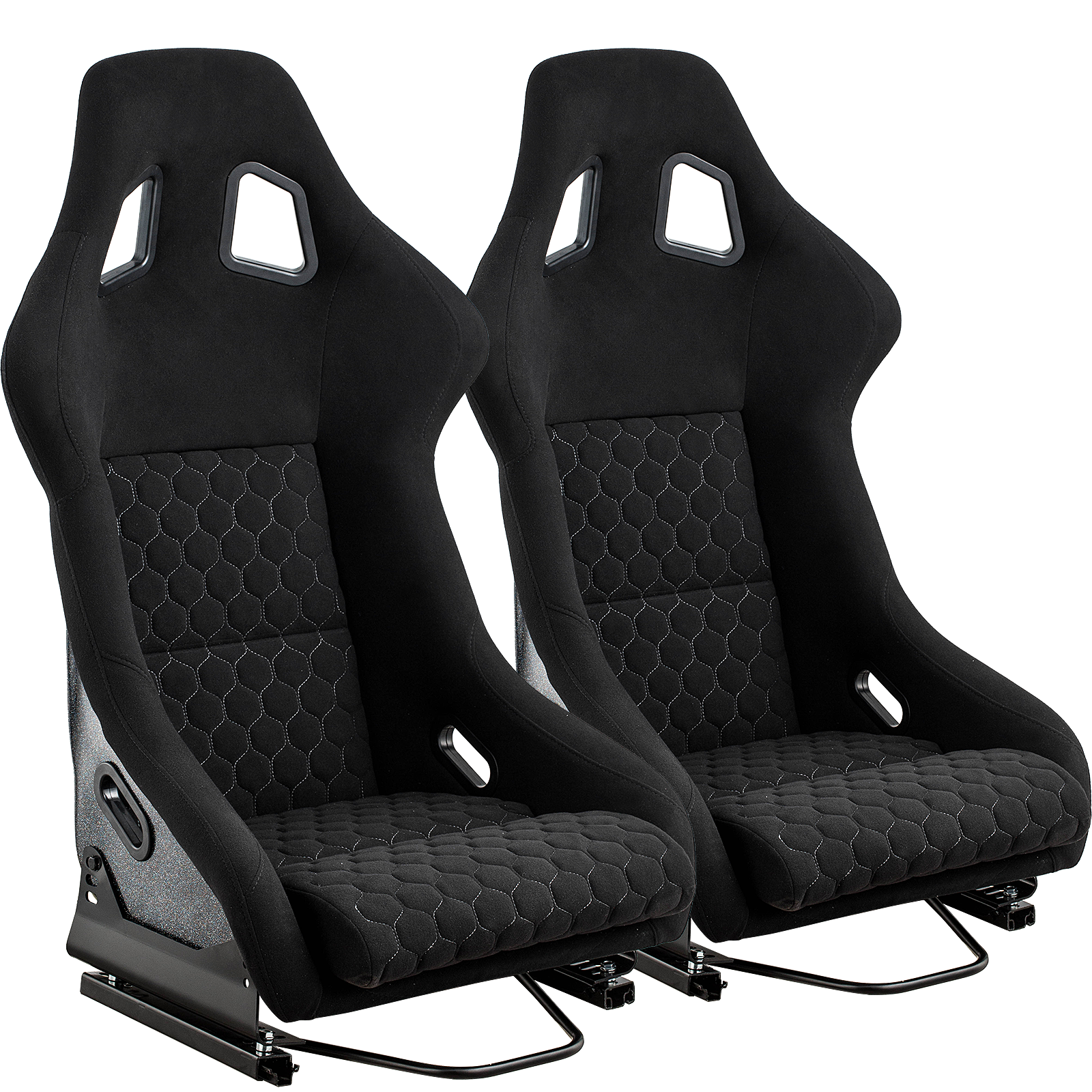 Racing Seat Black Fiberglass