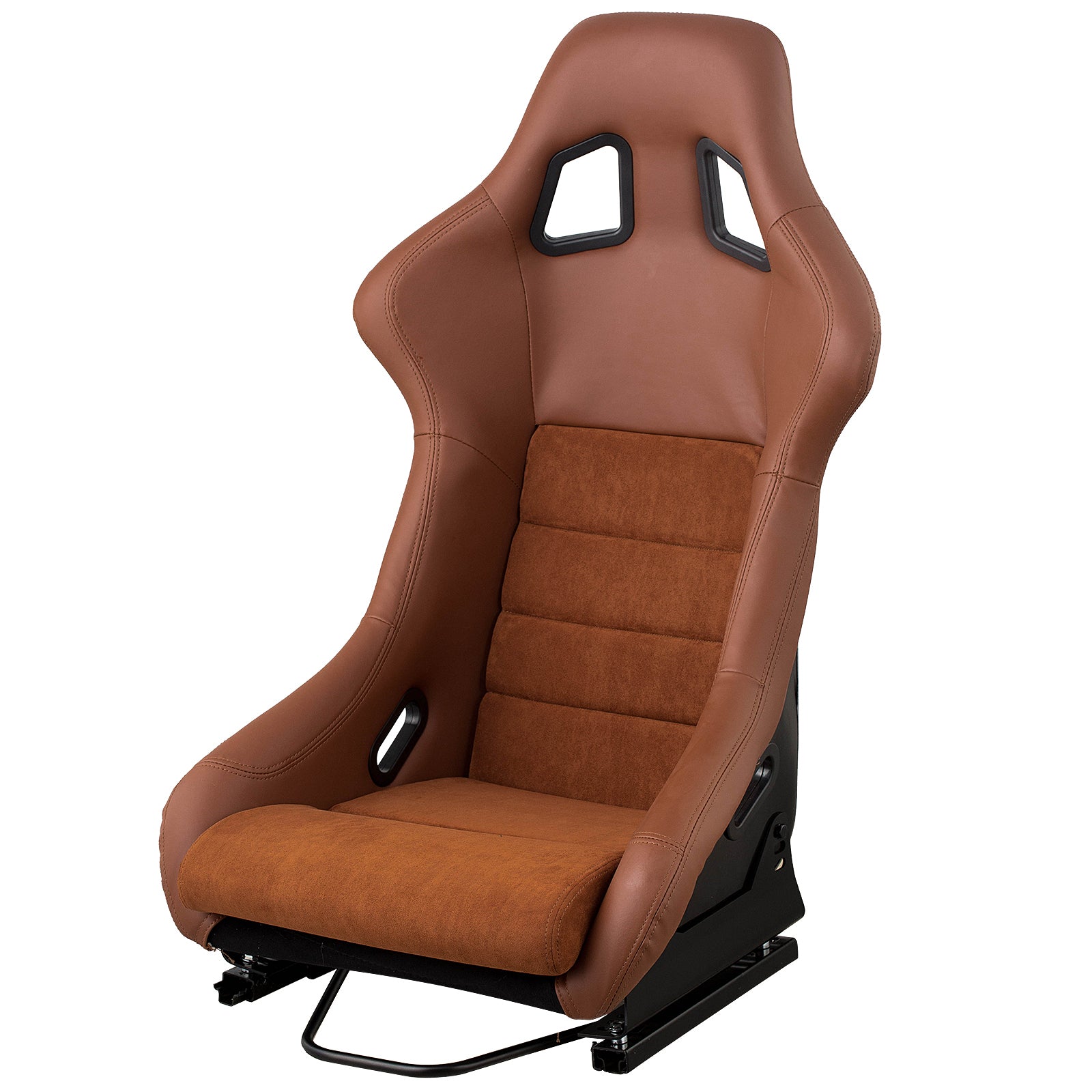 Racing Seat Brown Pu Fiberglass