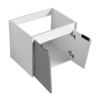 24 Inch Wall Mounted Bathroom Vanity With Sink, For Small Bathroom Kd Packing White 2 Bathroom Wall Mounted Modern Plywood