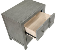 Kenzo Modern Style King 4Pc Storage Bedroom Set Made With Wood, Led Headboard, Bluetooth Speakers & Usb Ports Grey Box Spring Not Required King Gray Wood 4 Piece Set Bedroom Bed Included,Dresser Included,Mirror Included,Nightstand Included
