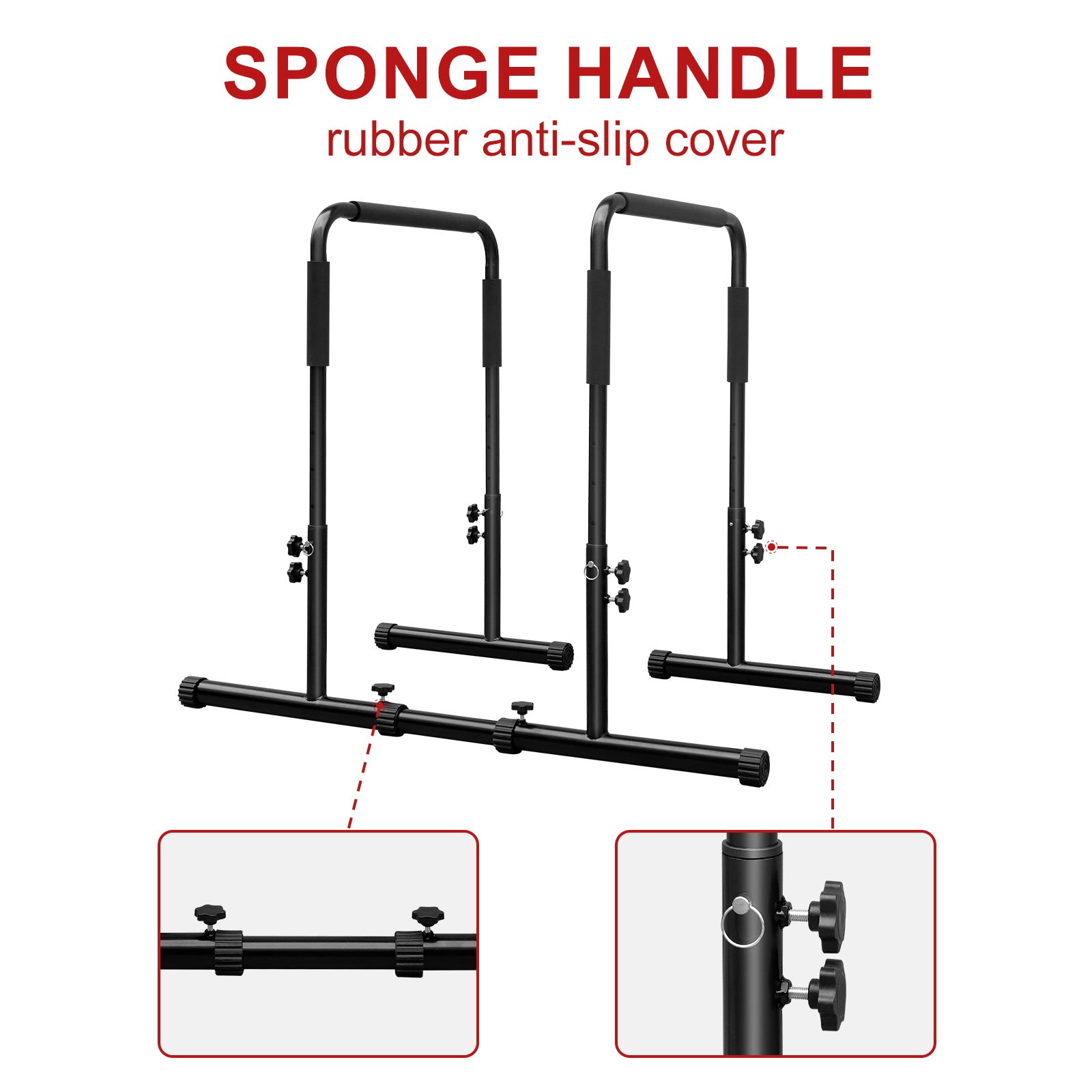 Home Balance Frame Indoor And Outdoor Grips Protect High Strength Structures For Durability Black Iron