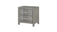 Kenzo Modern Style King 4Pc Storage Bedroom Set Made With Wood, Led Headboard, Bluetooth Speakers & Usb Ports Grey Box Spring Not Required King Gray Wood 4 Piece Set Bedroom Bed Included,Dresser Included,Mirror Included,Nightstand Included